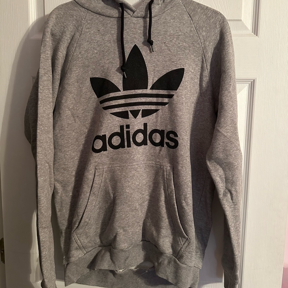 Adidas Leaf Logo Hooded Sweatshirt